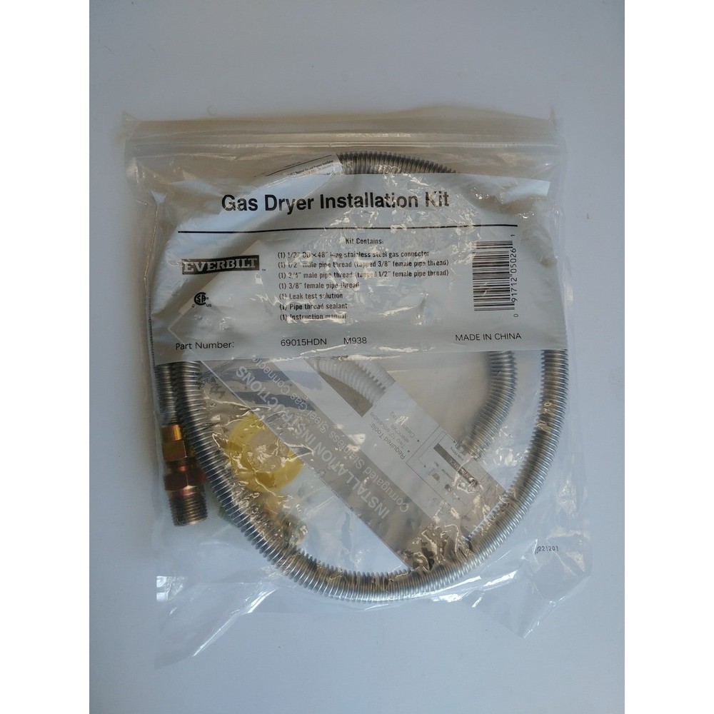 Everbilt Gas Dryer Installation Kit